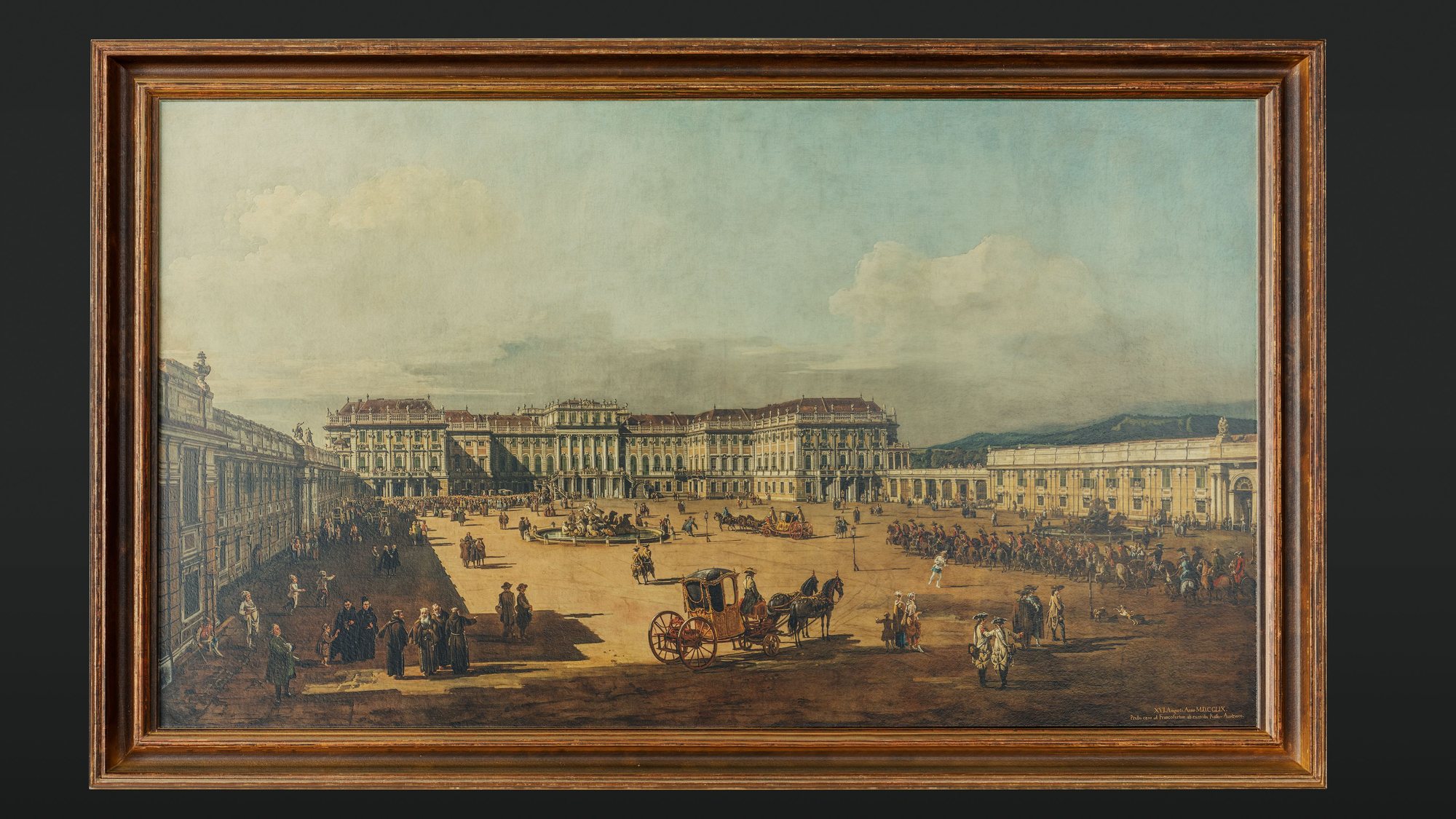 Canaletto view of Schönbrunn